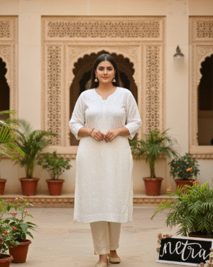 Beautiful Lucknowi Kurta size 46 3XL