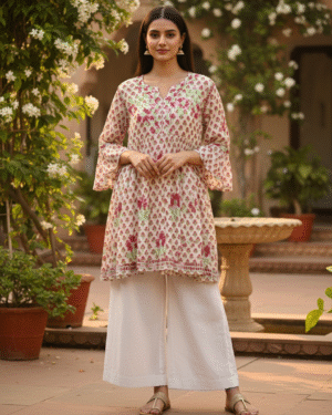 Beautiful Lucknowi Kurta size 46 3XL