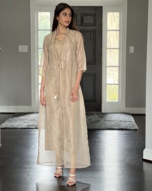 Designer Indowestern Tunic top with jacket Size 36 small