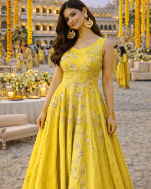 Beautiful Embroidered Gown Size 40 Large