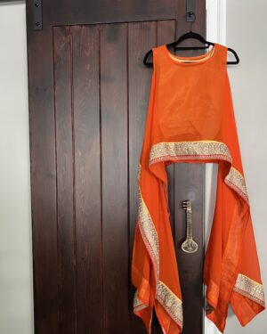 Beautiful Statement cape in Georgette fabric Size 38-44