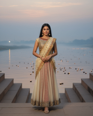 Drape Saree Gown Size 38